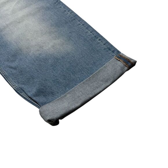 ASOS Design Curve Wide-Leg Blue Denim Jeans Blue US Sz 18 - Picture 5 of 13